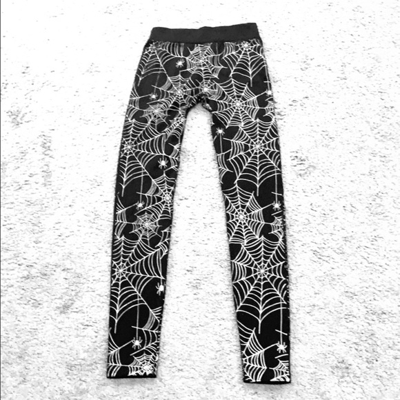 Pants - Spiderweb halloween leggings